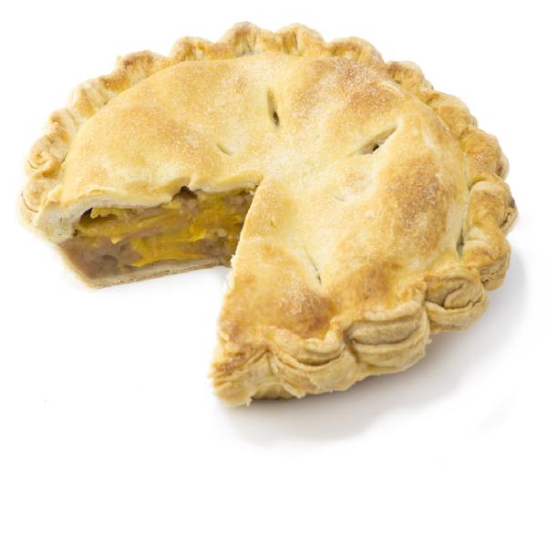 Sliced Vegan Peach Pie from The Pie Hole